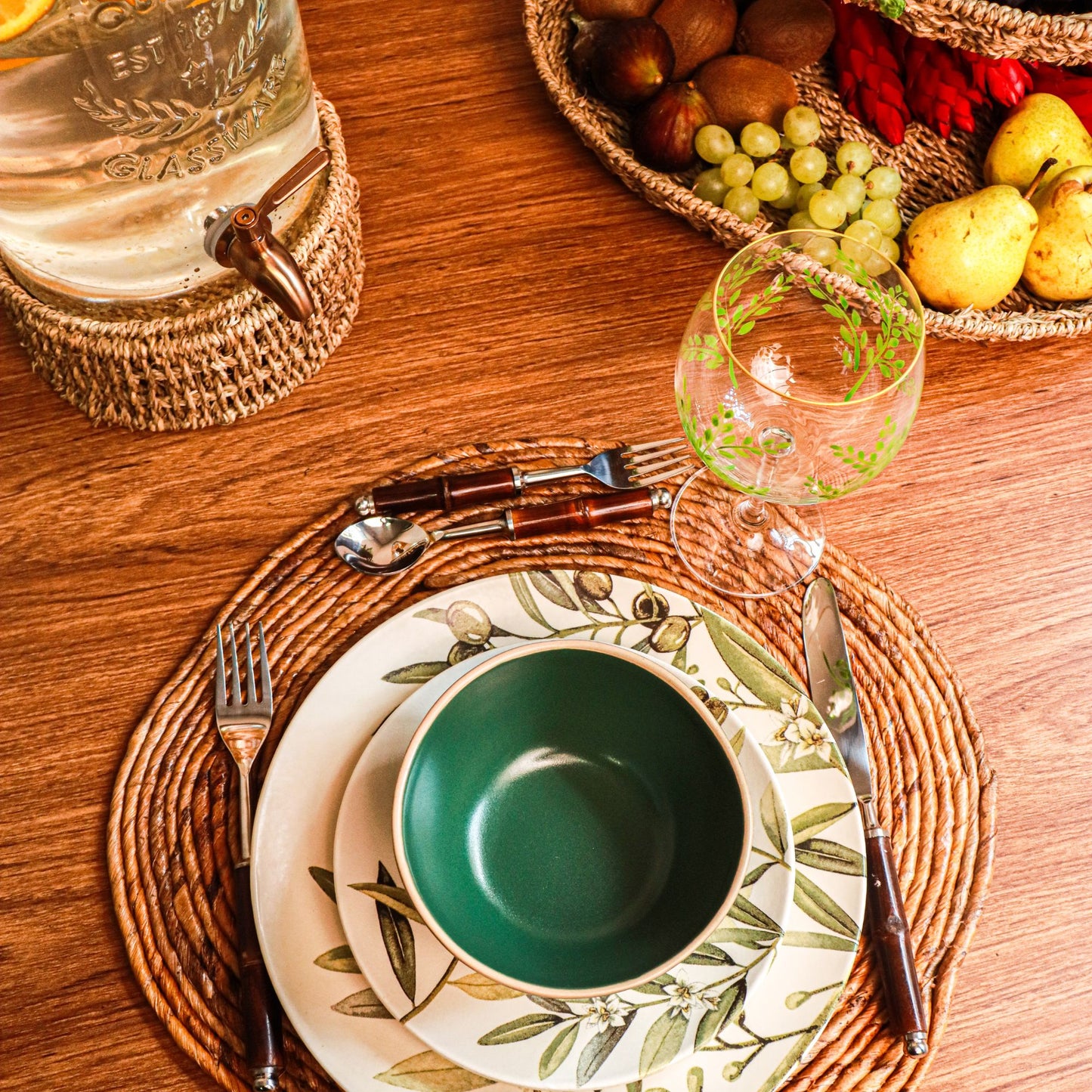 Cesta Dupla c/ Alça - Fiber