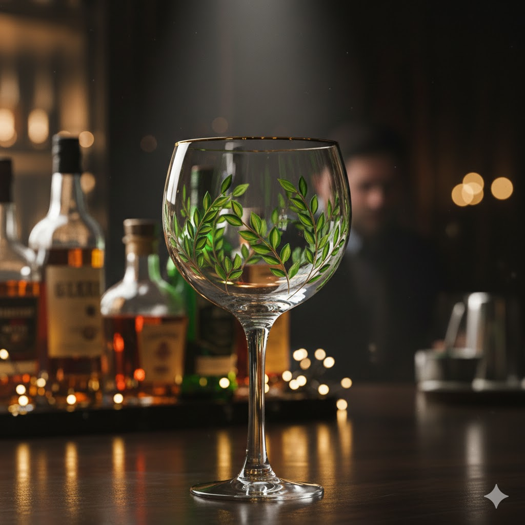 Set 2 Taças Floral Casa Russo – Design Exclusivo 600ml