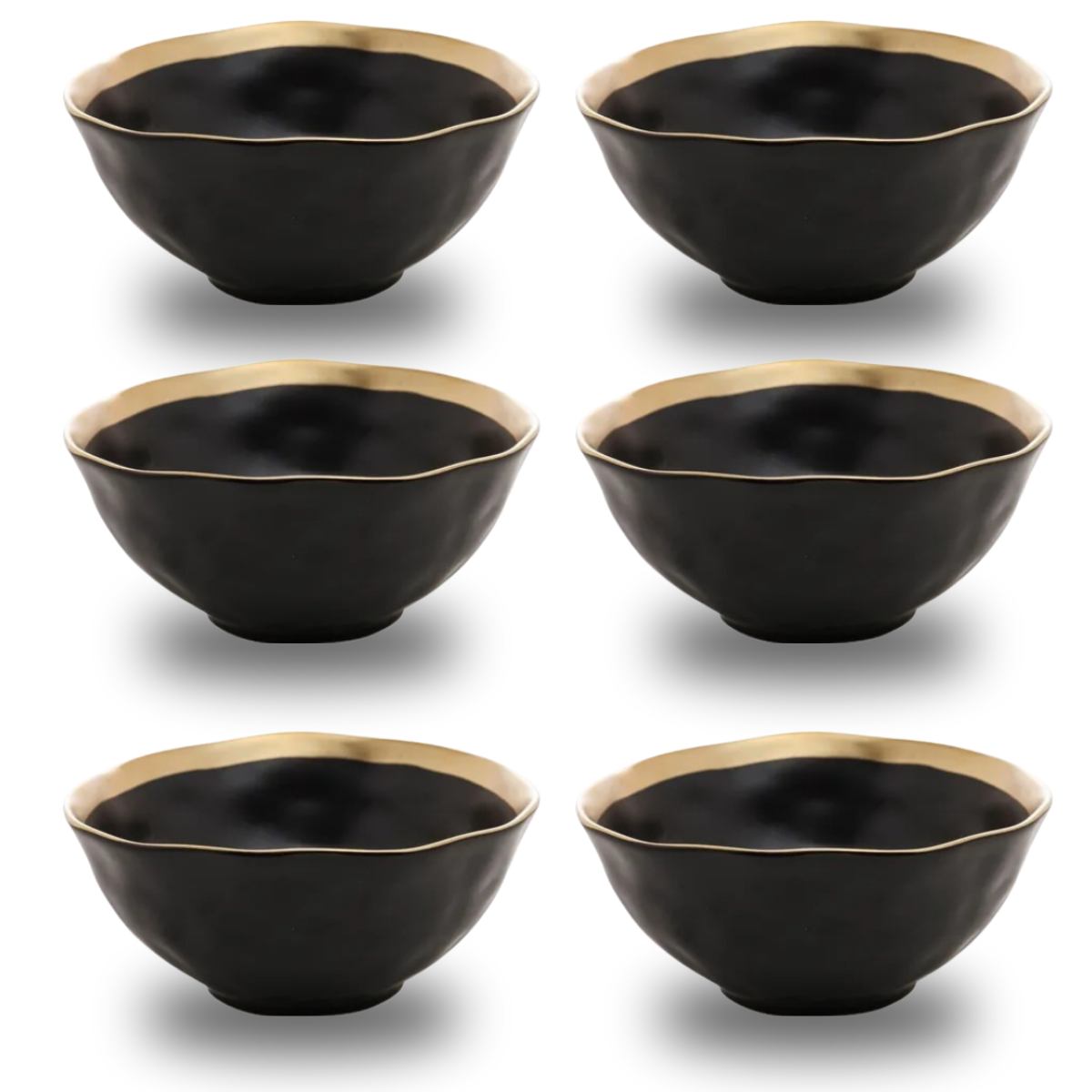 Bowl - Dubai Preto e Dourado - 300ml
