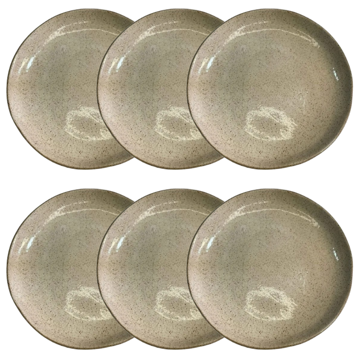 Prato Fundo - Branco Brilho - Cerâmica Artesanal - 21cm