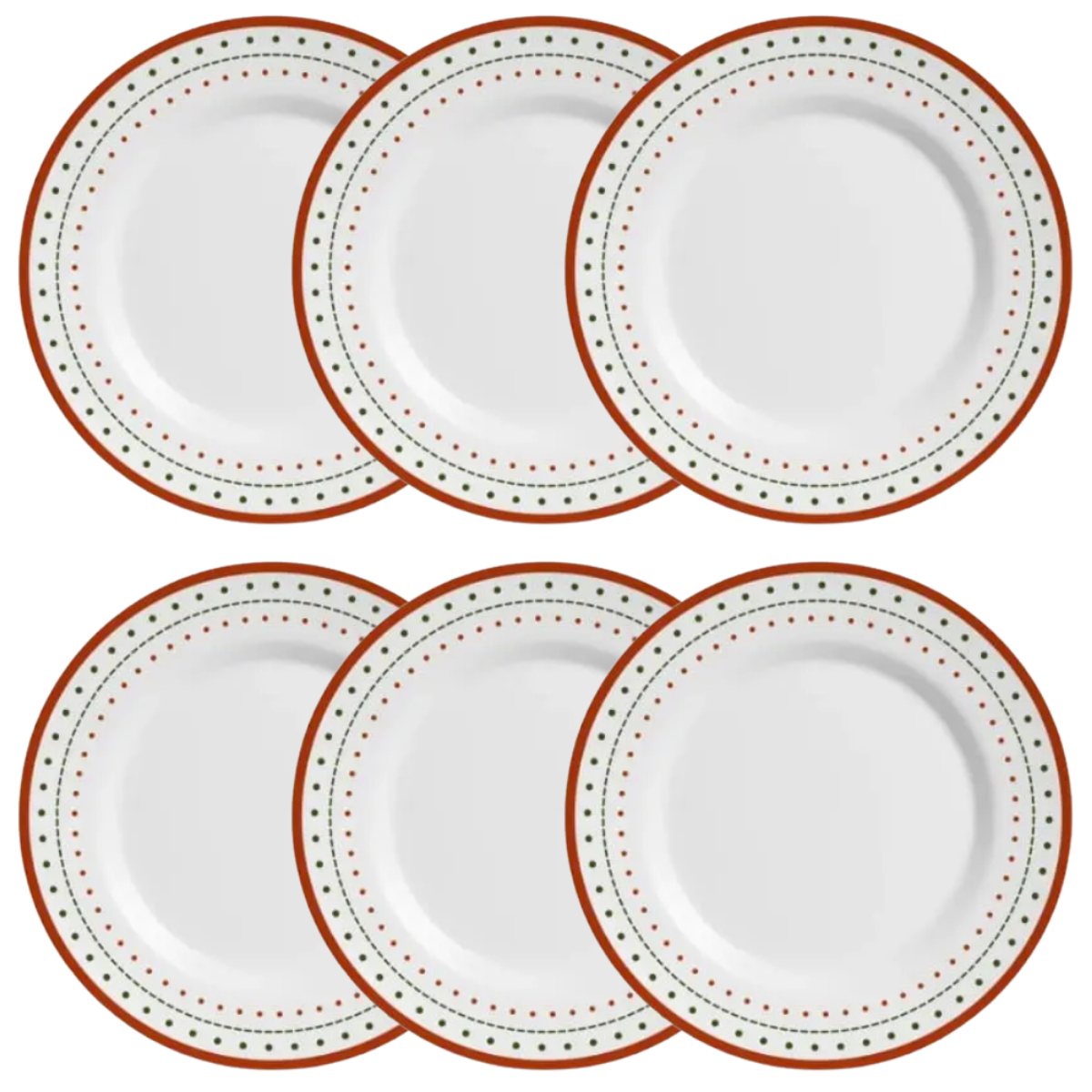 Prato Raso - Christmas Dots - 29cm
