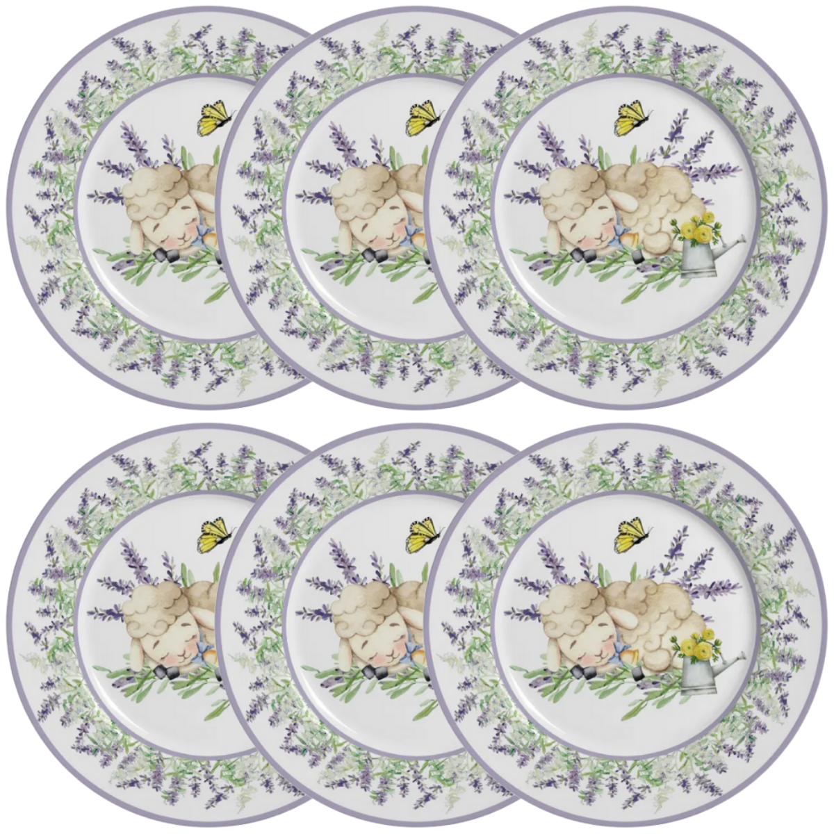 Prato de Sobremesa - Blessed Ovelha - 21cm