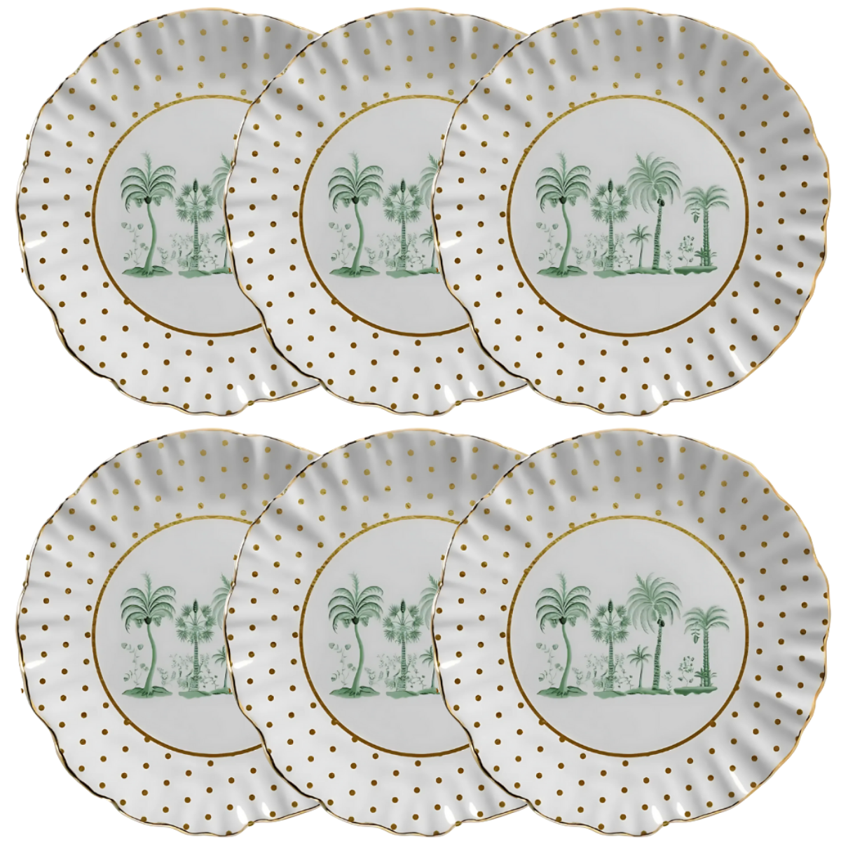 Prato de Sobremesa - Petir Poa Tropicalle Verde - 21cm