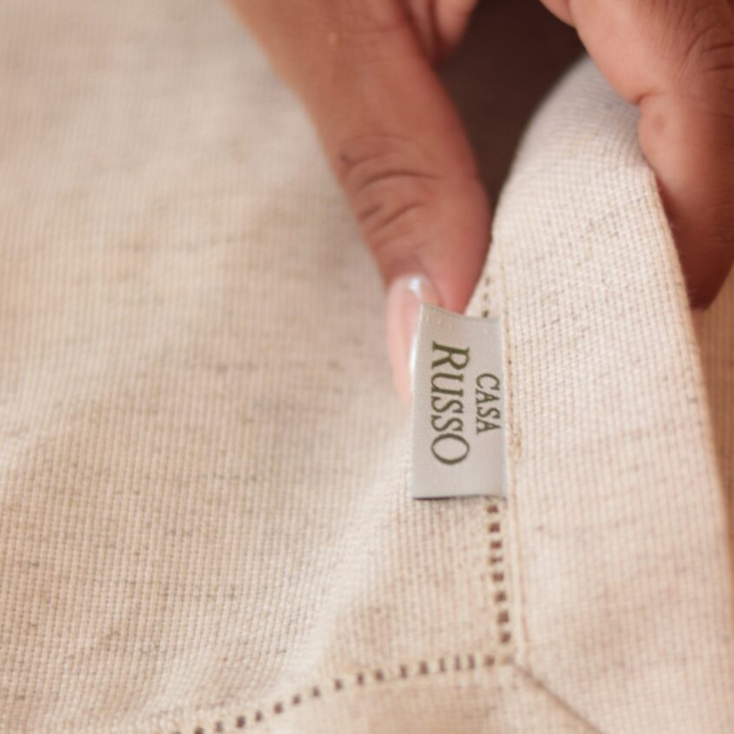 Jogo Americano - Casa Russo - Linho Cru - 35x50