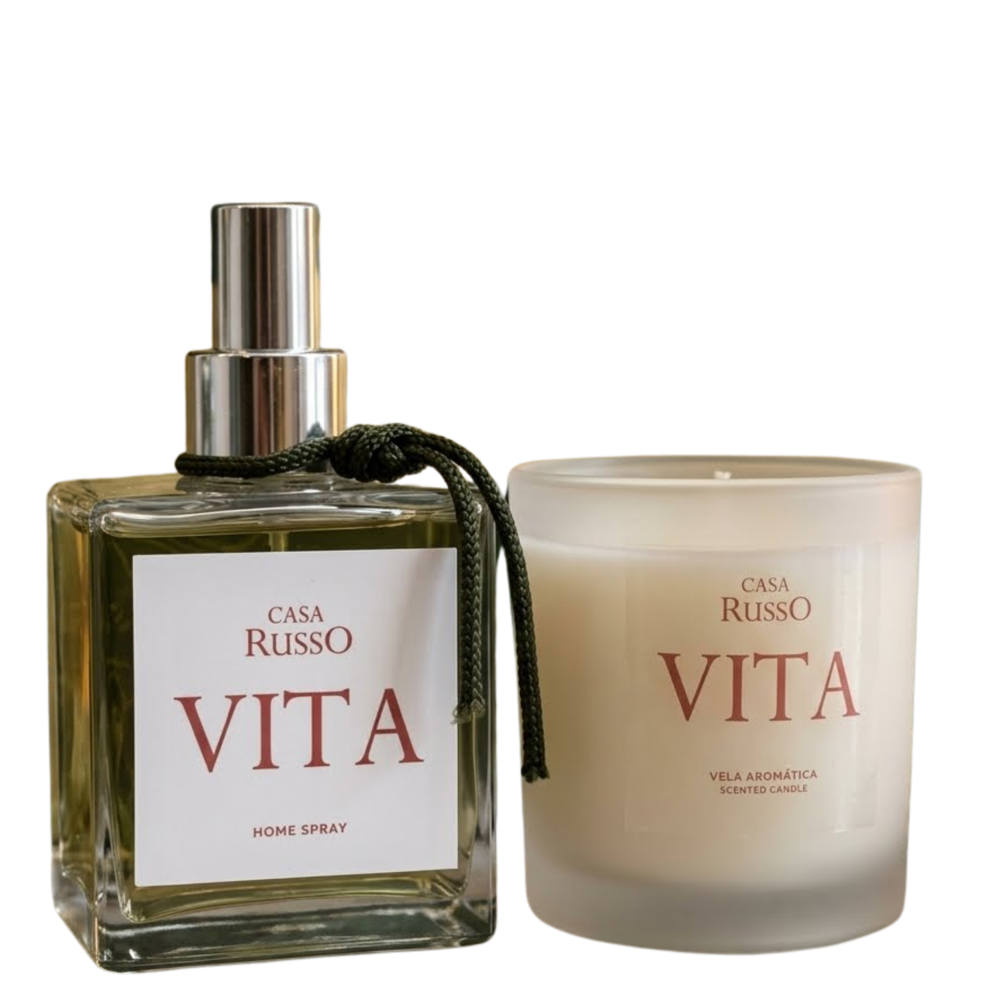 Kit Aromático Vita – Home Spray + Vela | Casa Russo