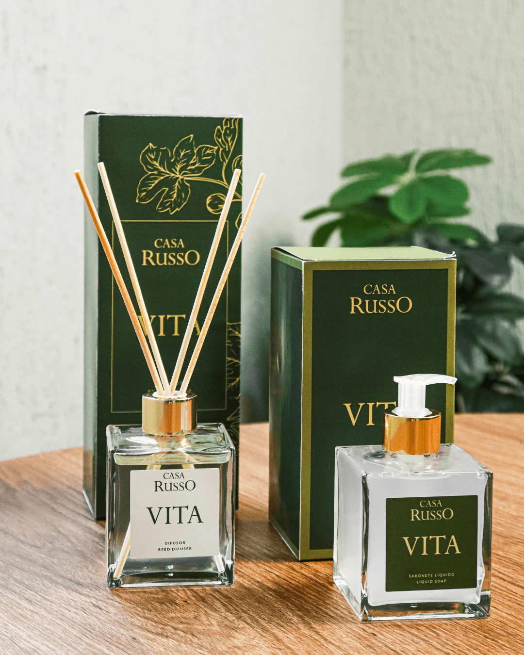 Kit Sabonete Líquido e Difusor de Ambiente – Figo & Pimenta Cumari - 250ml cada