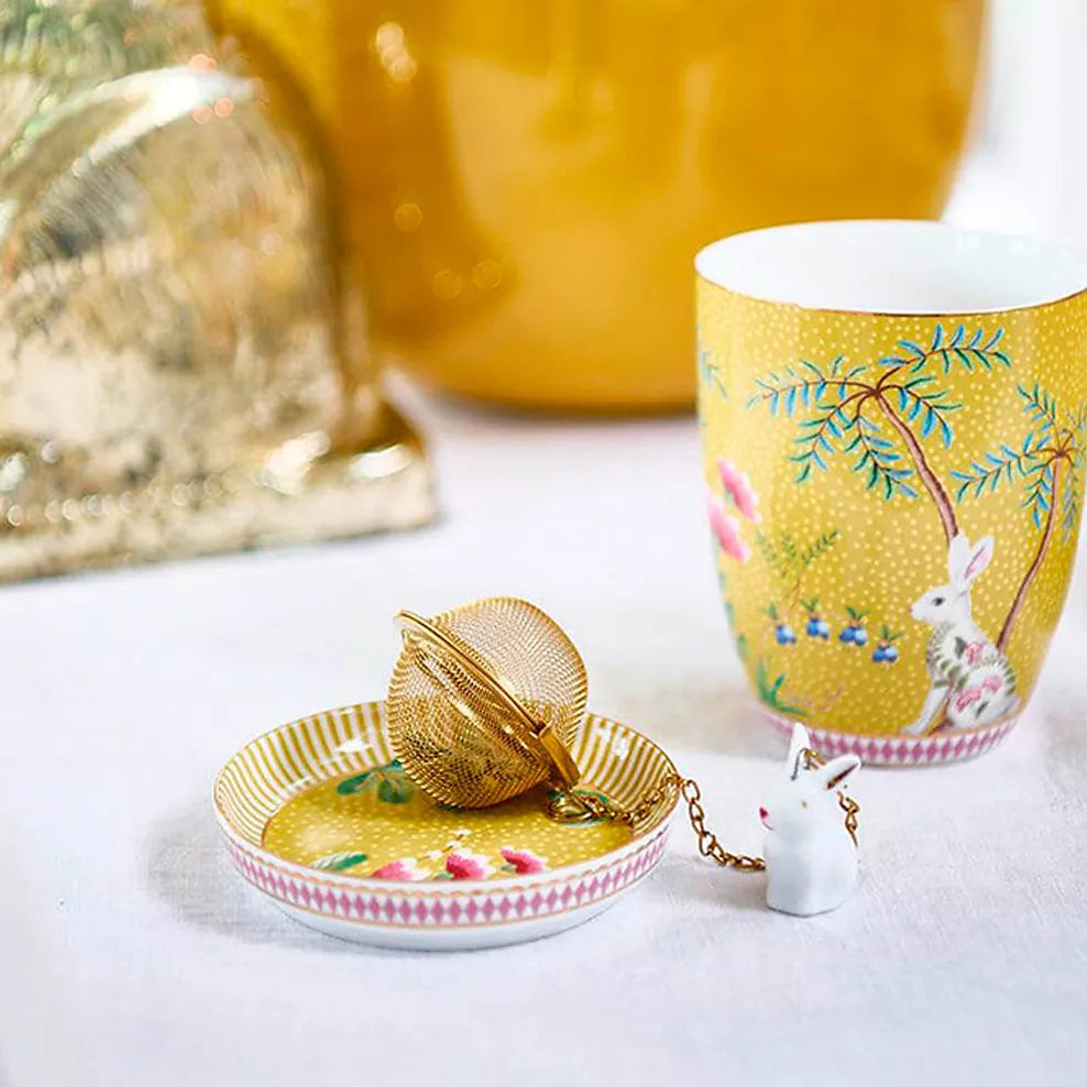 Set 4 Tea tip - La Majorelle Yellow - 9cm Pip - Studio