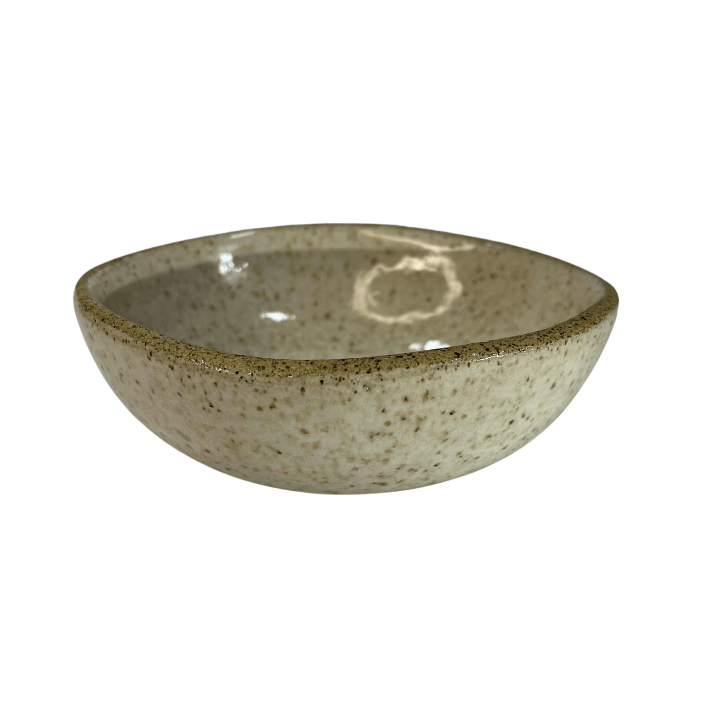 Set 2 Mini Bowls Artesanais 8cm Branco Brilho – Cerâmica de Alta Qualidade