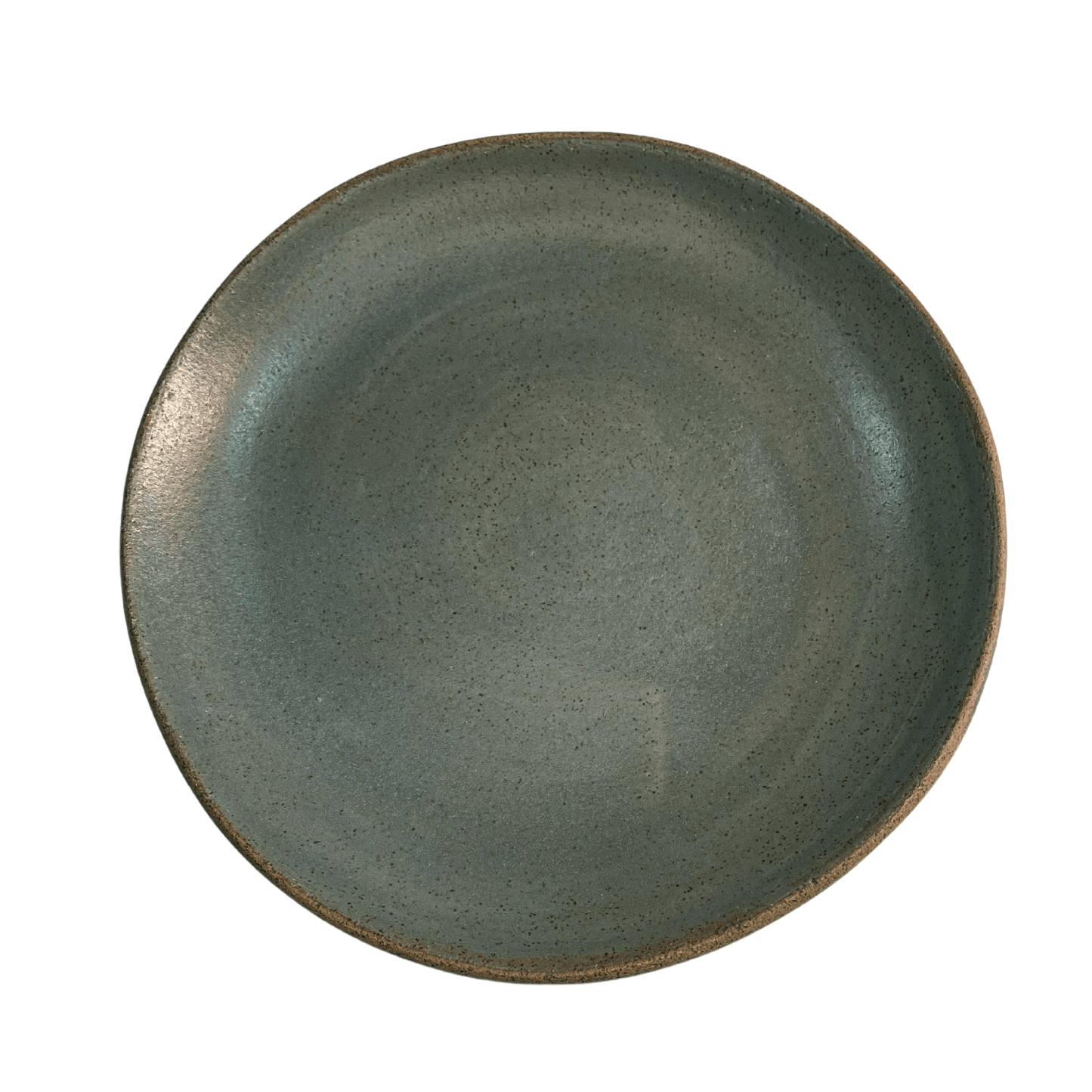 Set de 2 Pratos de Sobremesa Artesanal – Cinza Grafite - 21CM