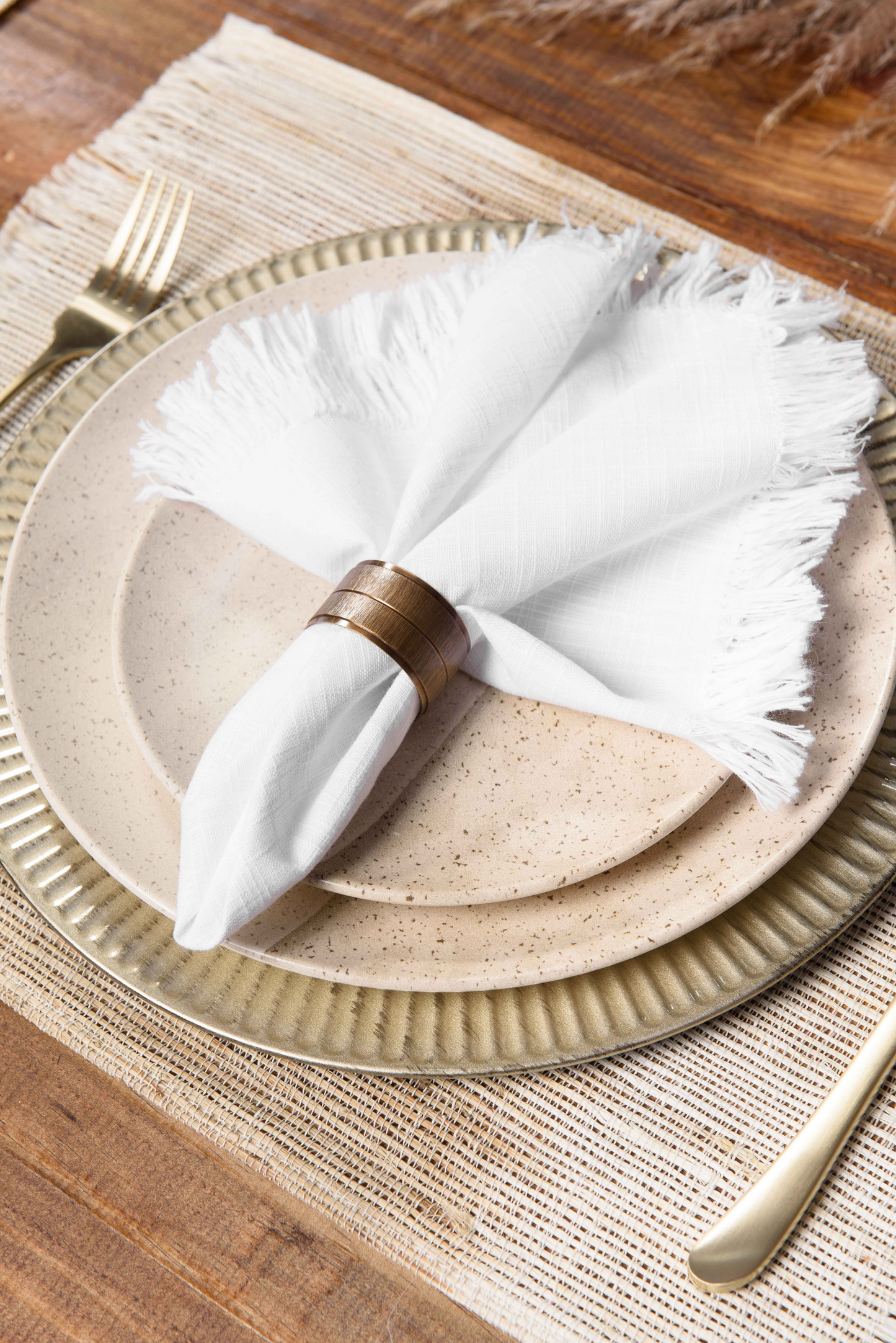 Argola de Guardanapo 4 Peças - Complement Texture