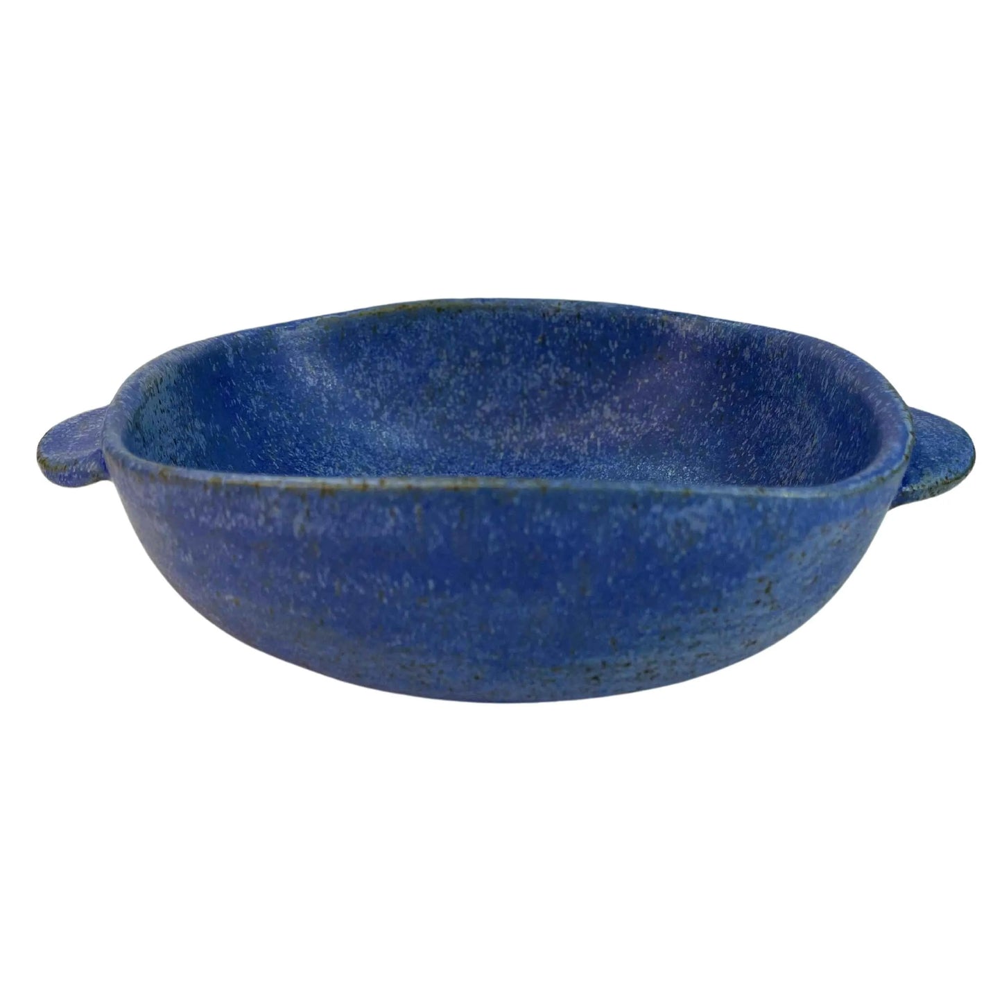 Travessa Cabo Quadrado - Azul Fosco - Cerâmica Artesanal - 16cm