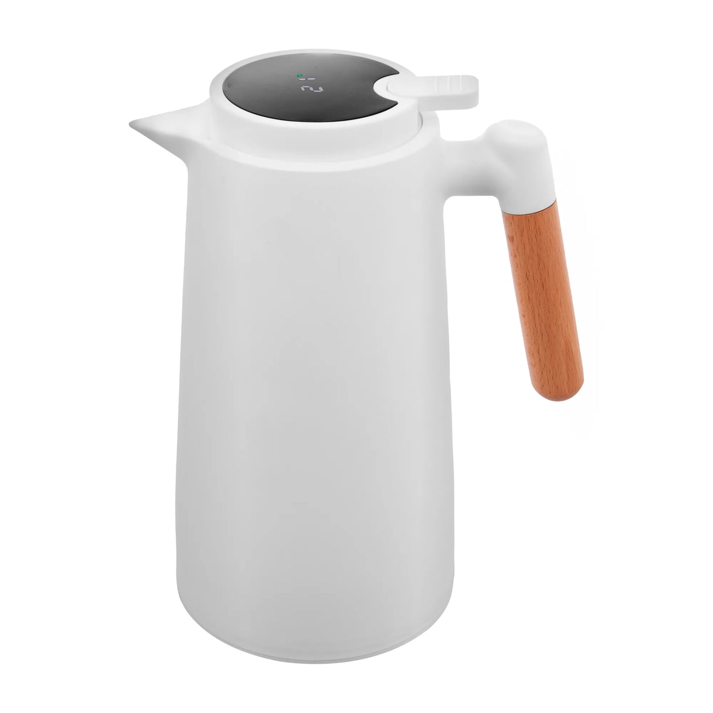 Garrafa Térmica com Termômetro - Branca - 1000ml