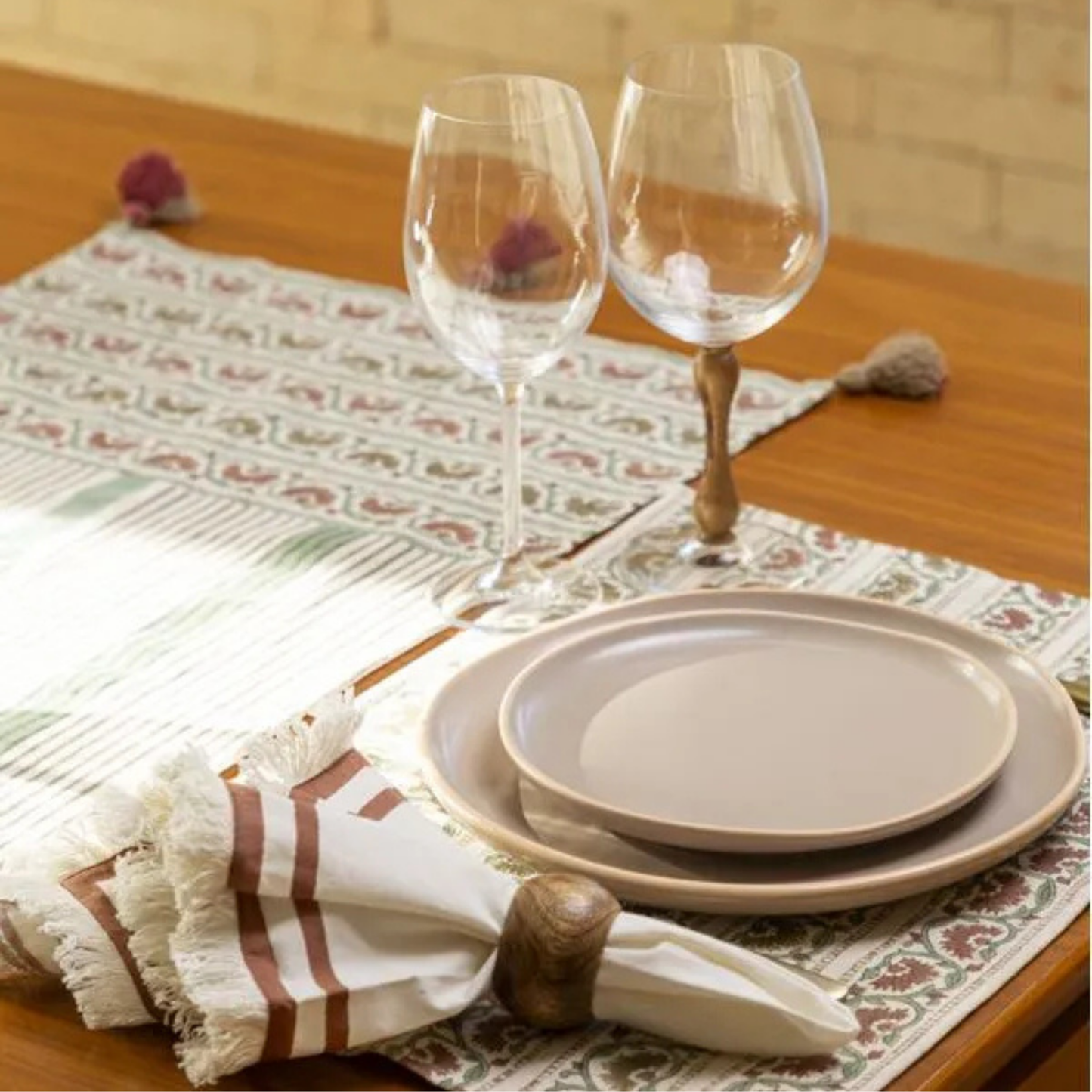 Set 2 Taças Wood – Cristal Ecológico e Acácia - 585ML
