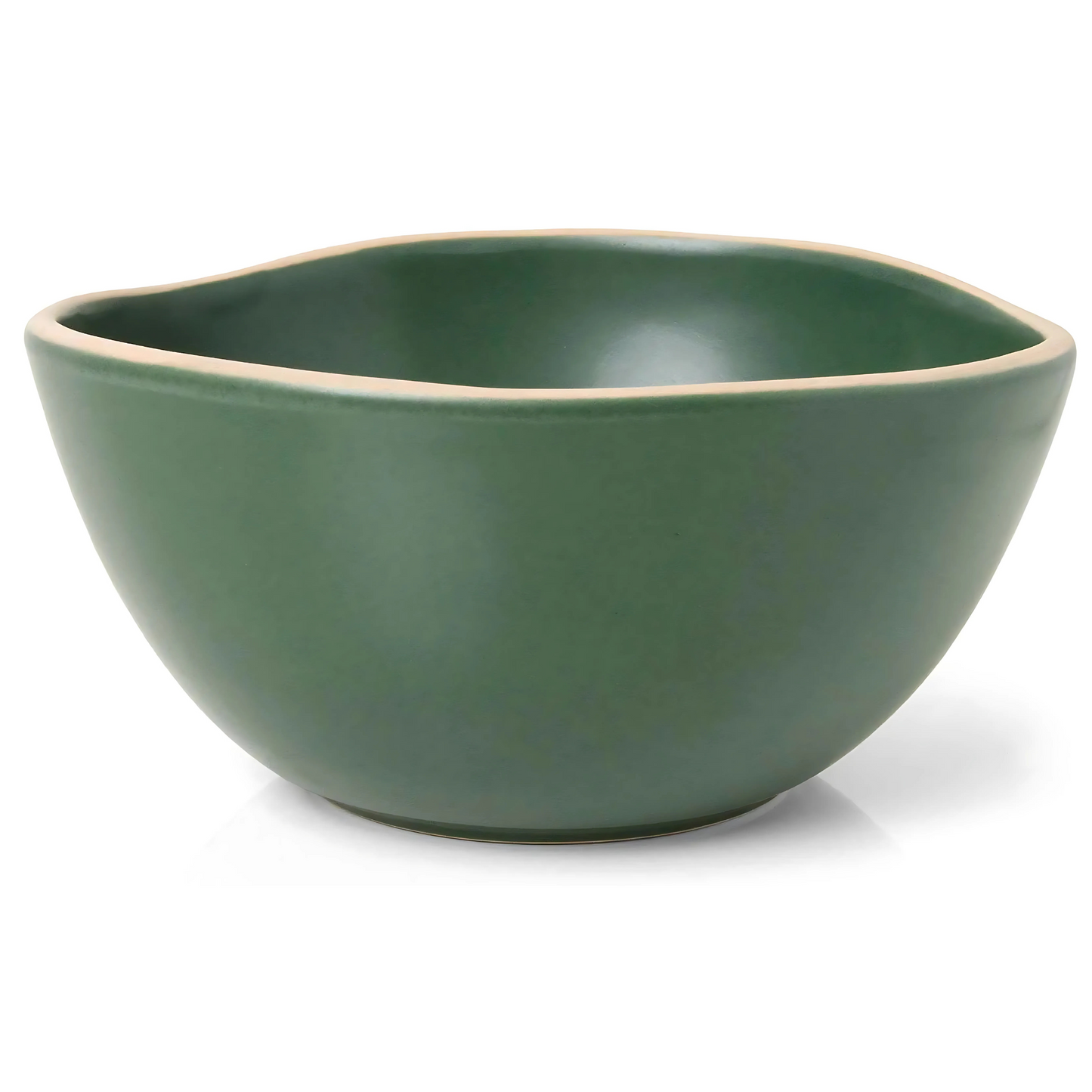 Bowl Vivant Folha (300ml) em cerâmica, com estampa verde intensa de folhagem tropical.