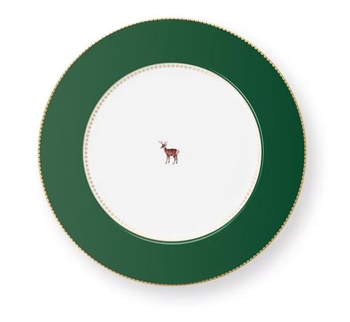 Prato de Sobremesa - Verde Escuro - Love Birds - Pip Studio