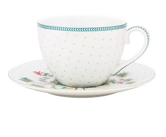 Xícara de Chá - Dots Branco - Jolie