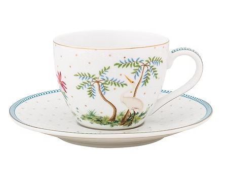 Xícara de Café Dots Branco - Jolie