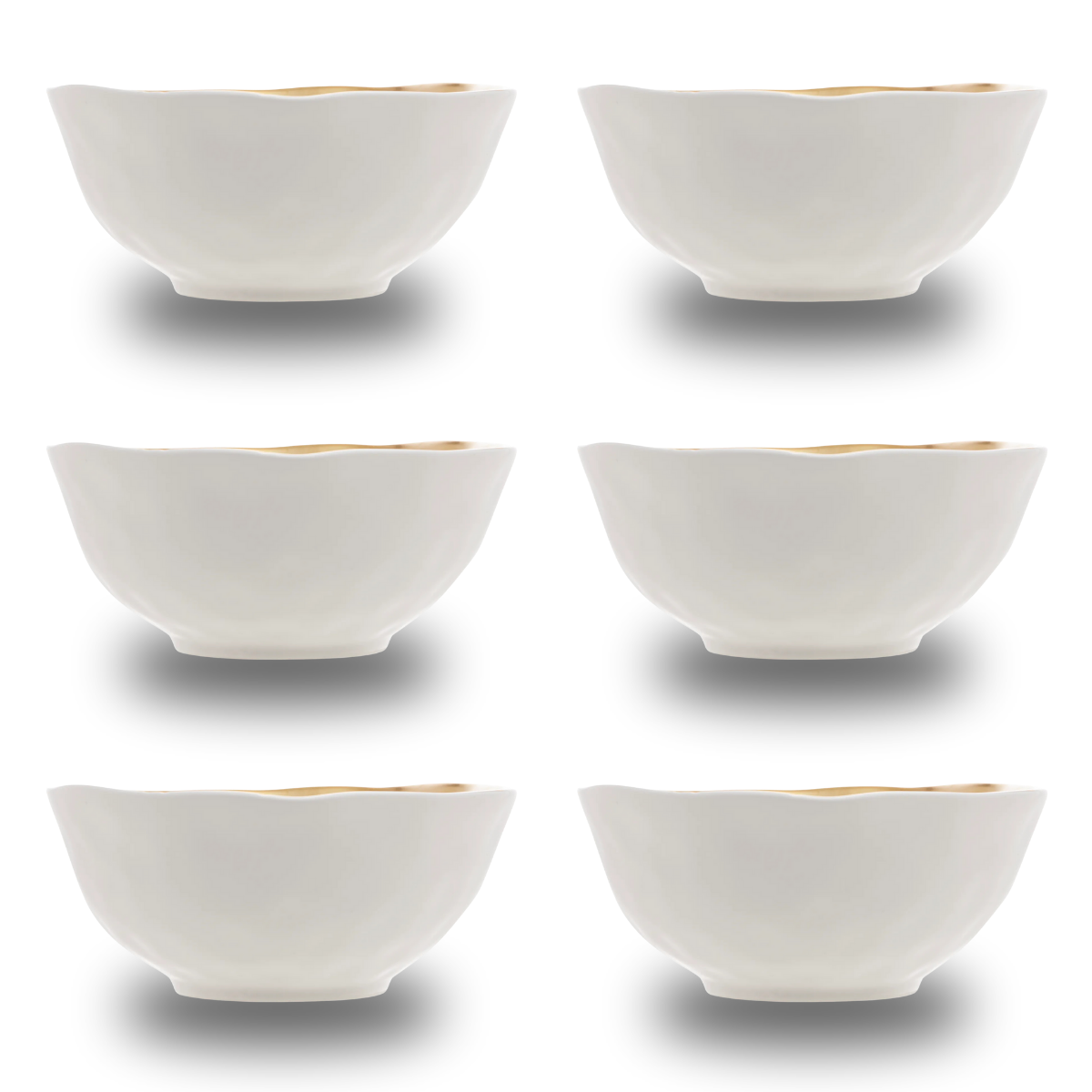 Bowl - Dubai Branco e Dourado - 300ml