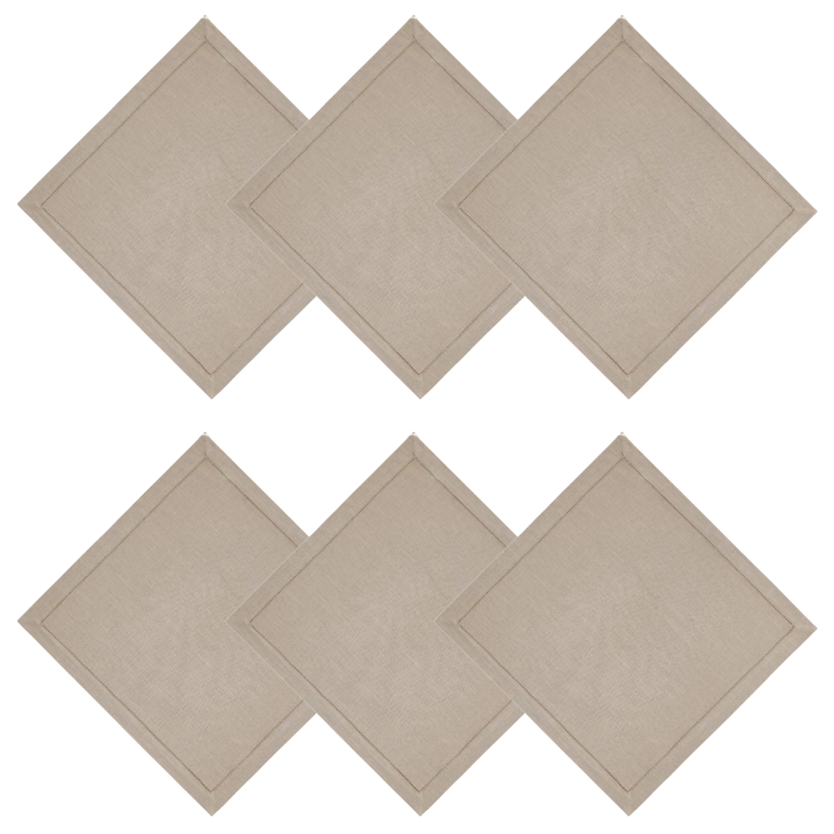 Guardanapo - Ponto Ajour Coloratta Taupe