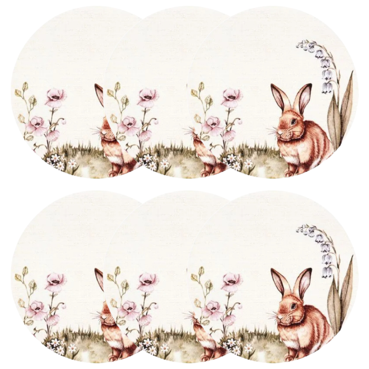 Jogo Americano - Giardino Coelho Redondo - 35cm