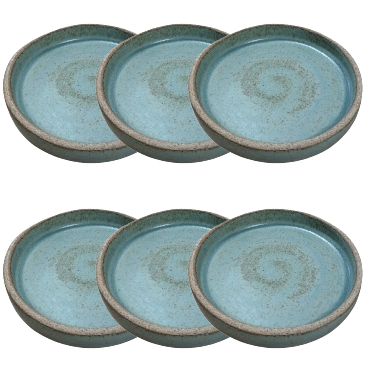 Prato 90º - Cinza Grafite - Cerâmica Artesanal - 12cm