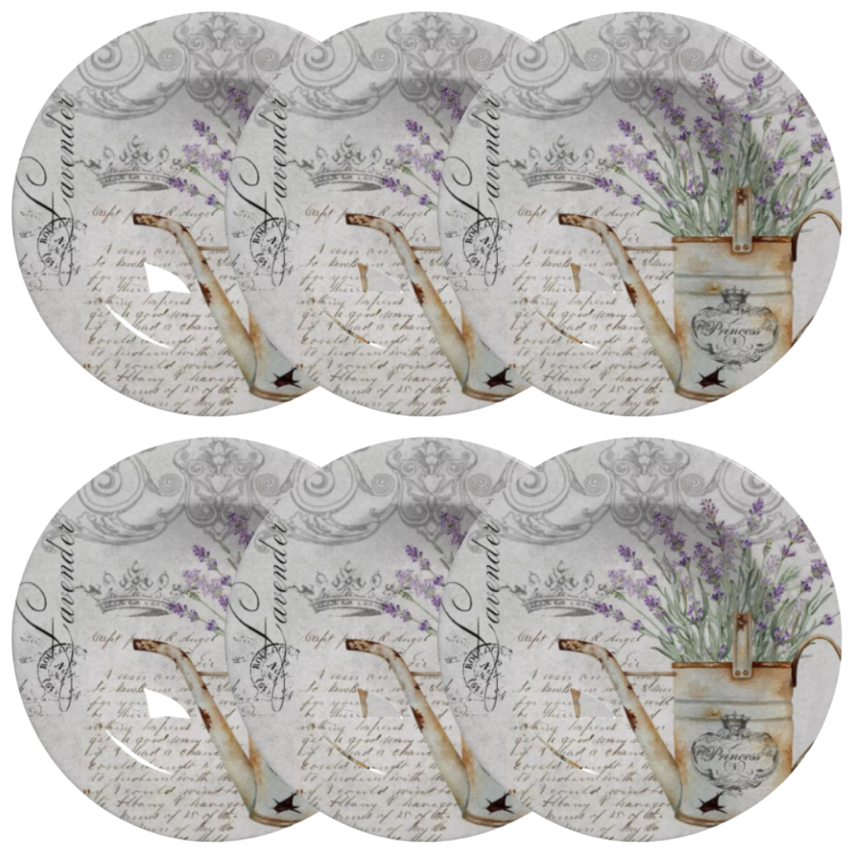 Prato Fundo - Lavanda Frase