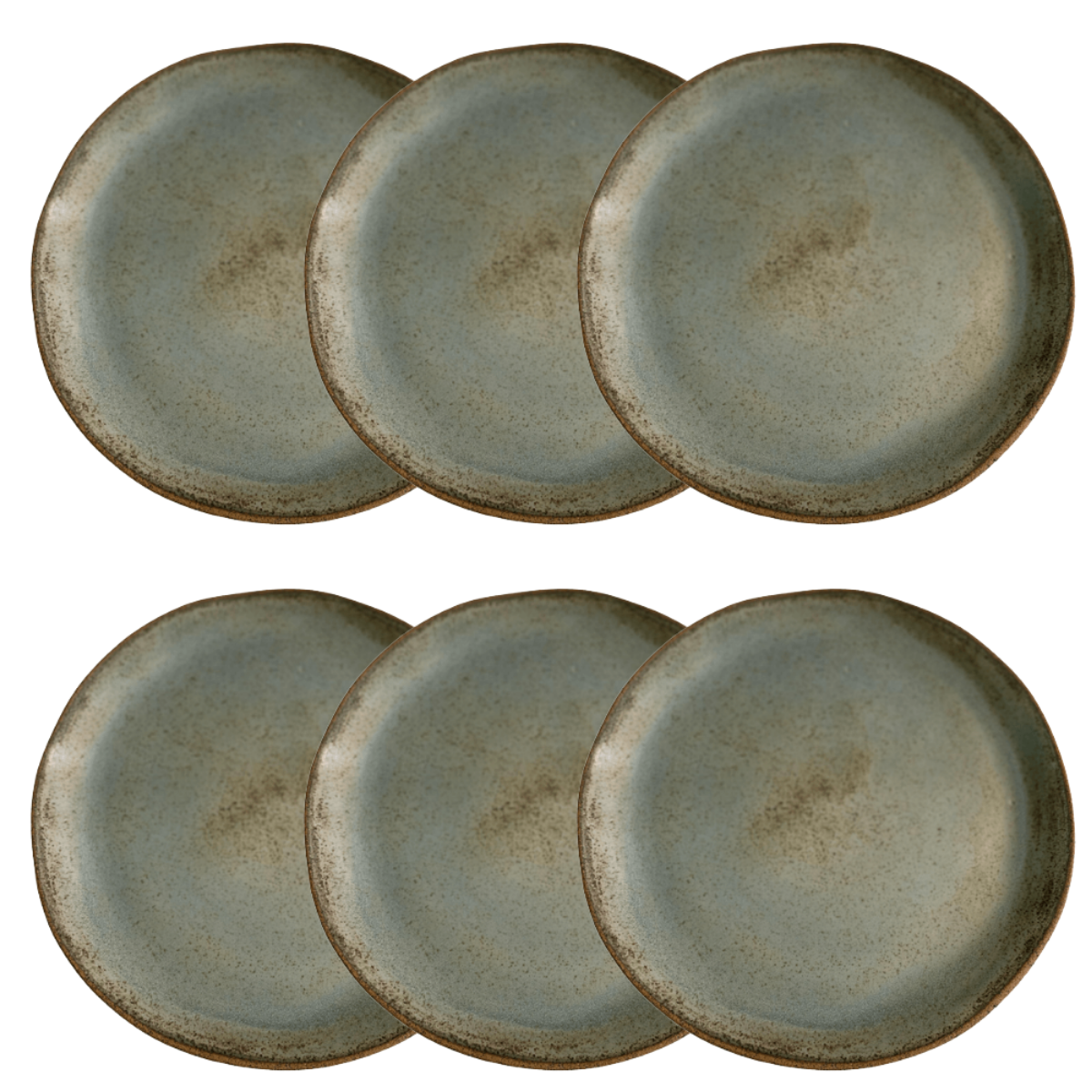 Prato Raso - Cinza Grafite - Cerâmica Artesanal - 27cm