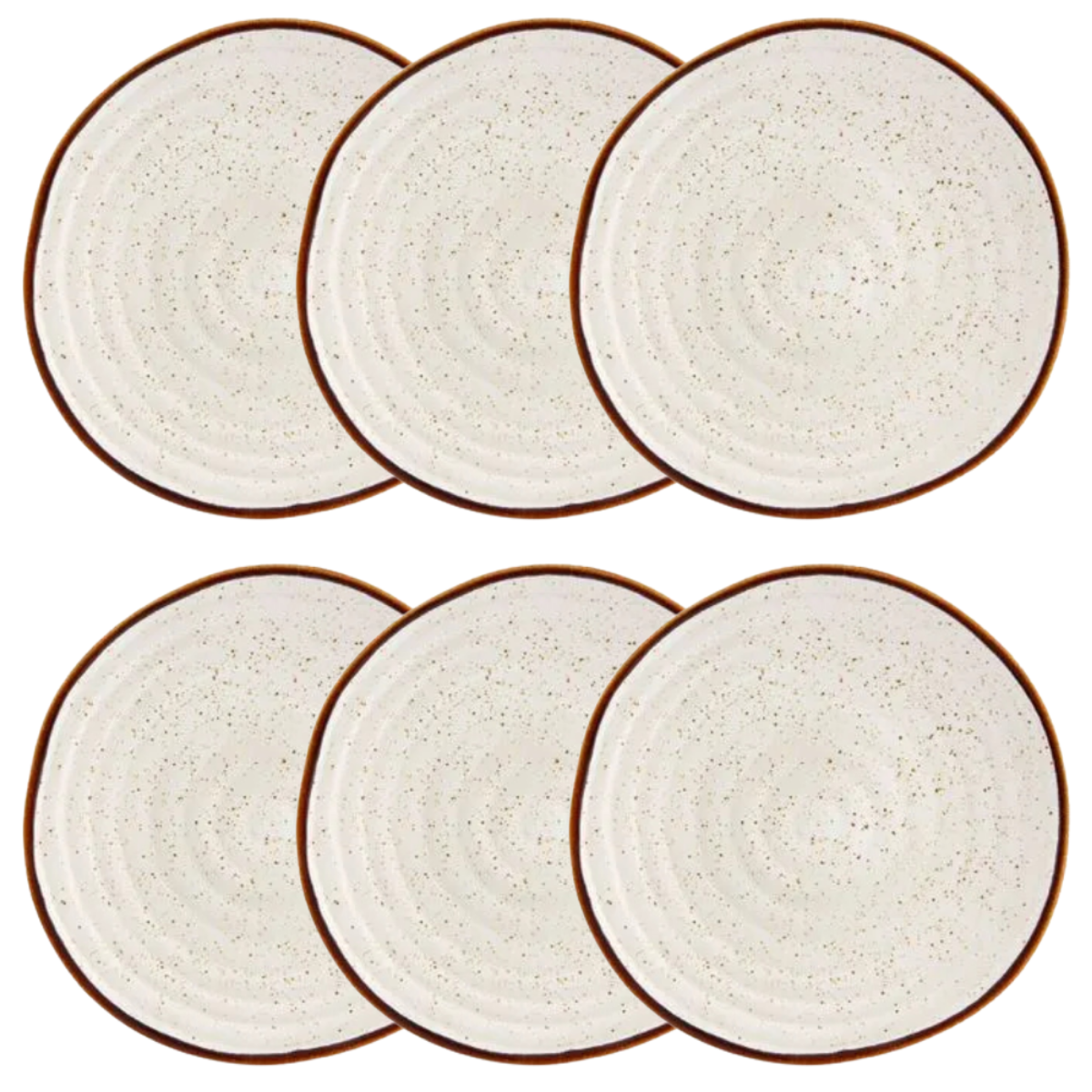 Prato Raso -  Rustic Blend White - 28cm