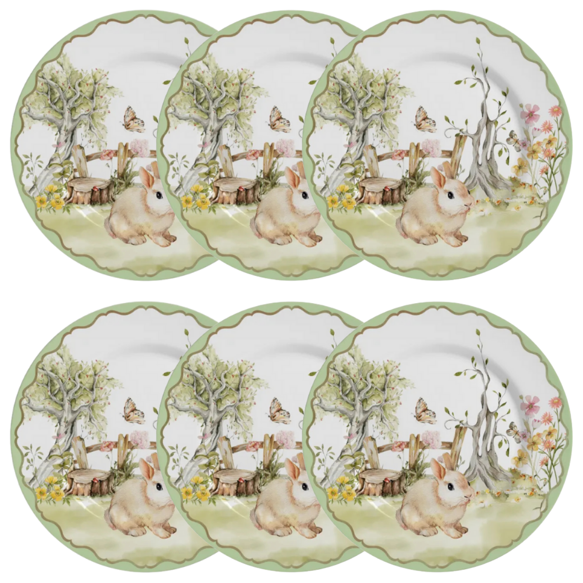 Prato de Sobremesa - Magic Easter Coelho - 20cm