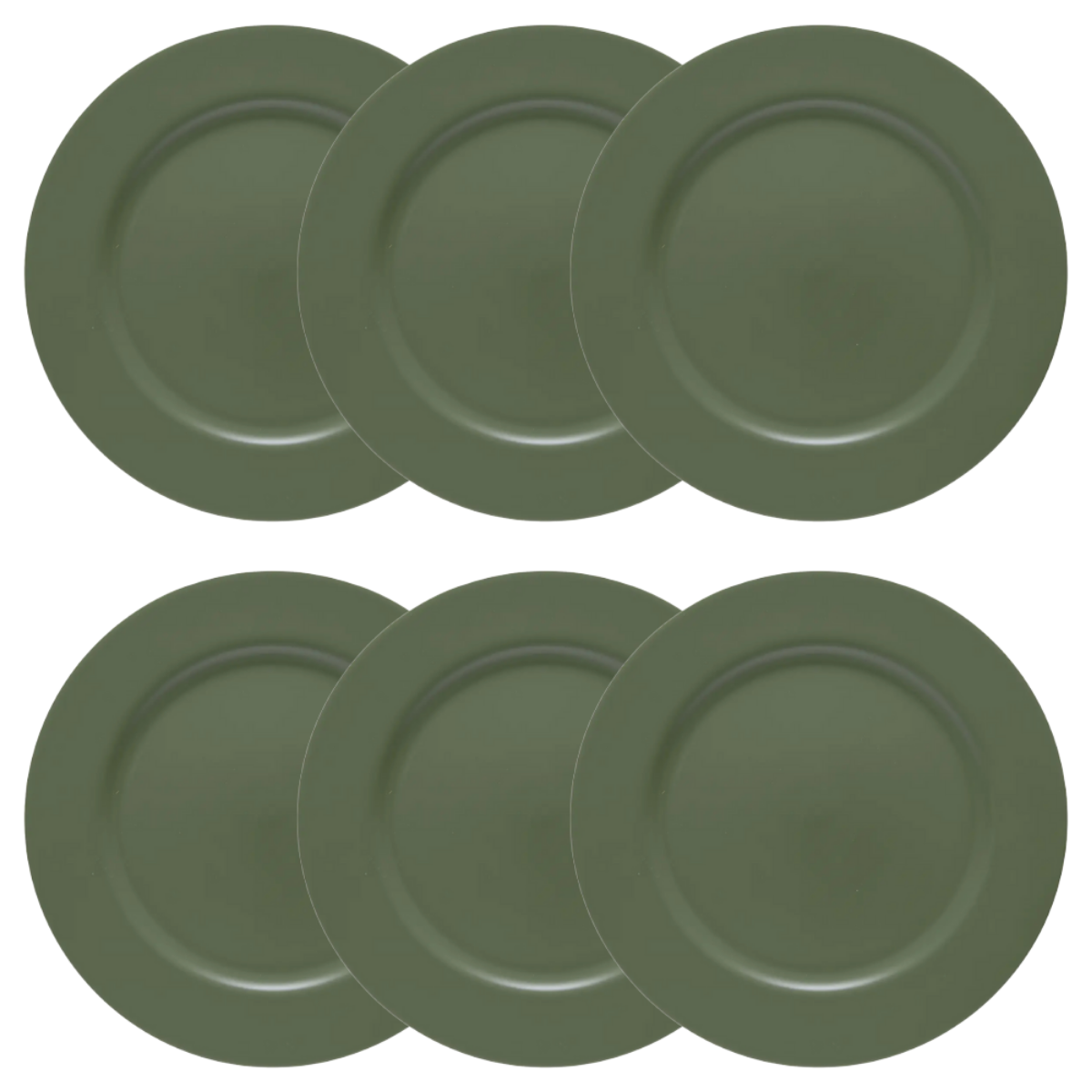 Sousplat - Basic Verde Eucalipto - 33cm