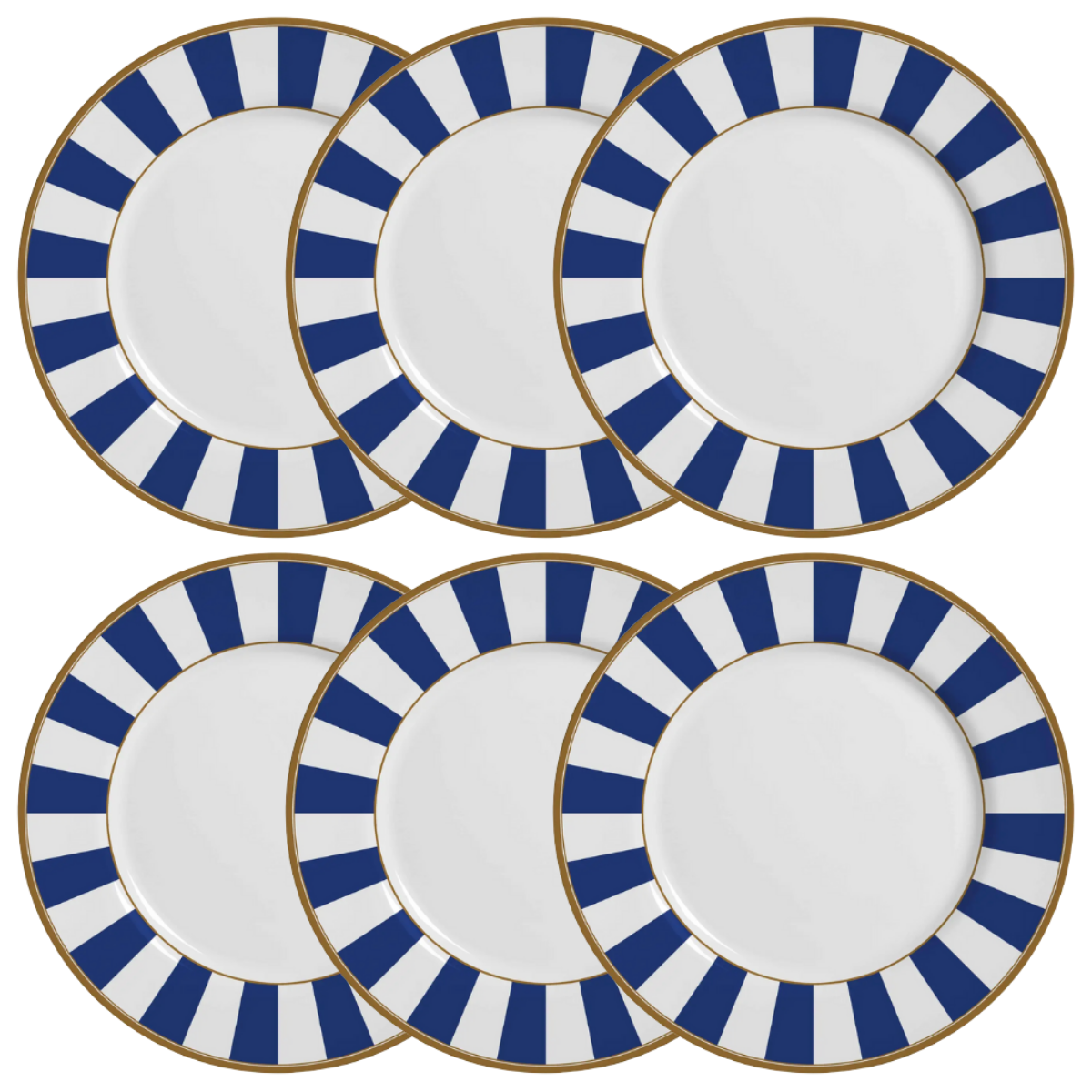 Sousplat - Stripe Azul - 34cm