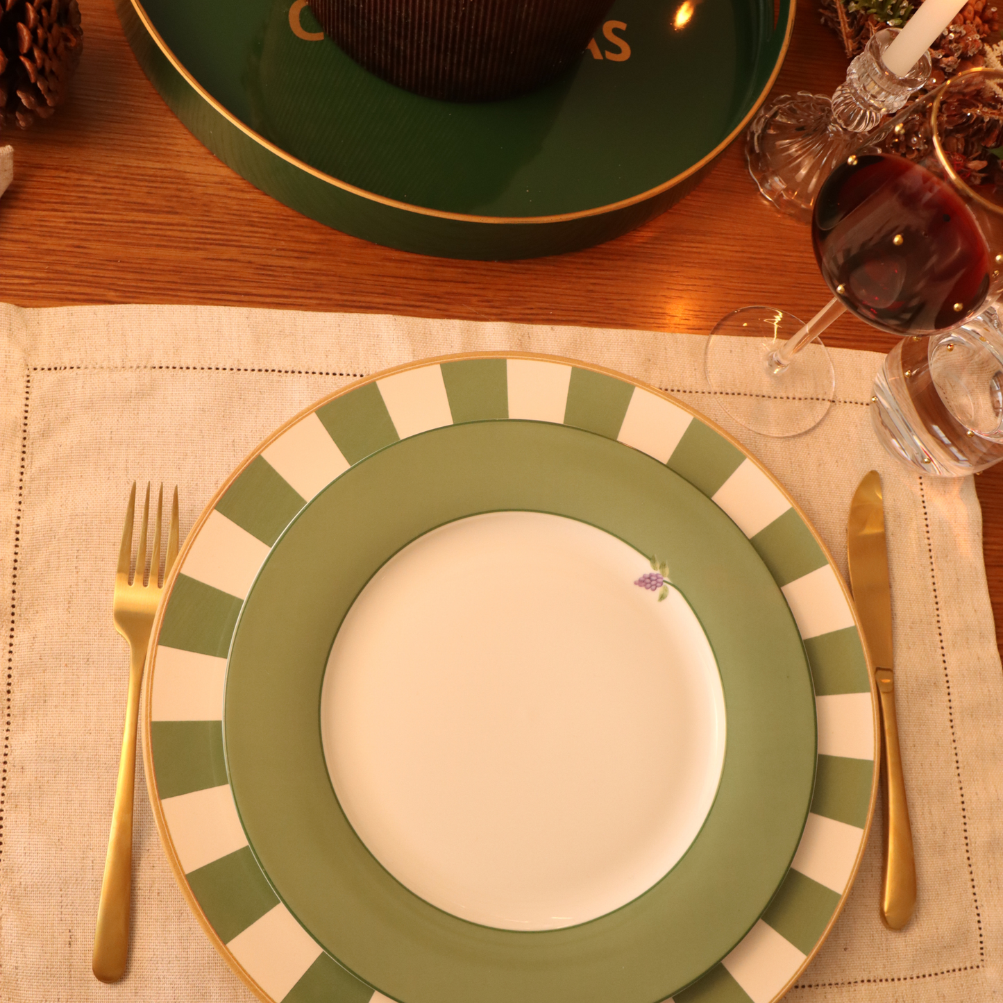 Prato de Sobremesa - Uni Verde Claro - Lily&Lotus - Pip Studio