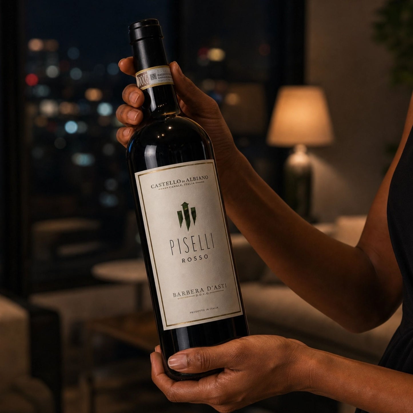 Set Vinho e Taças Wood Dia dos Namorados | Casa Russo | Piselli Restaurante