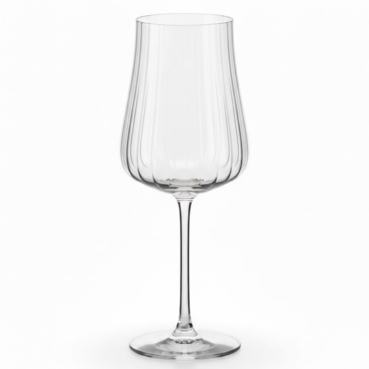 Set 2 Taças Iduna Optic Bohemis Cristal - 650ml