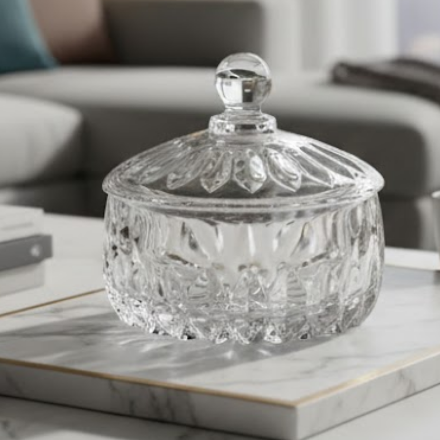 Potiche Louise em Cristal de Chumbo – Design e Brilho Premium