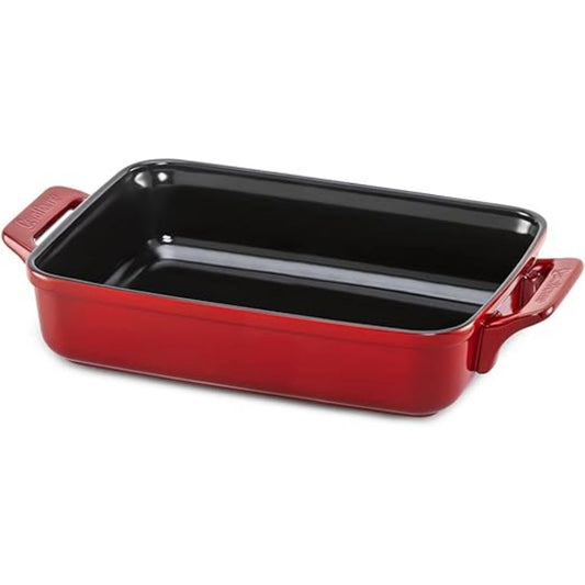 Assadeira de Cerâmica - Ceraflame Clear – Linha Pomodoro - 34x25cm - 3500ML