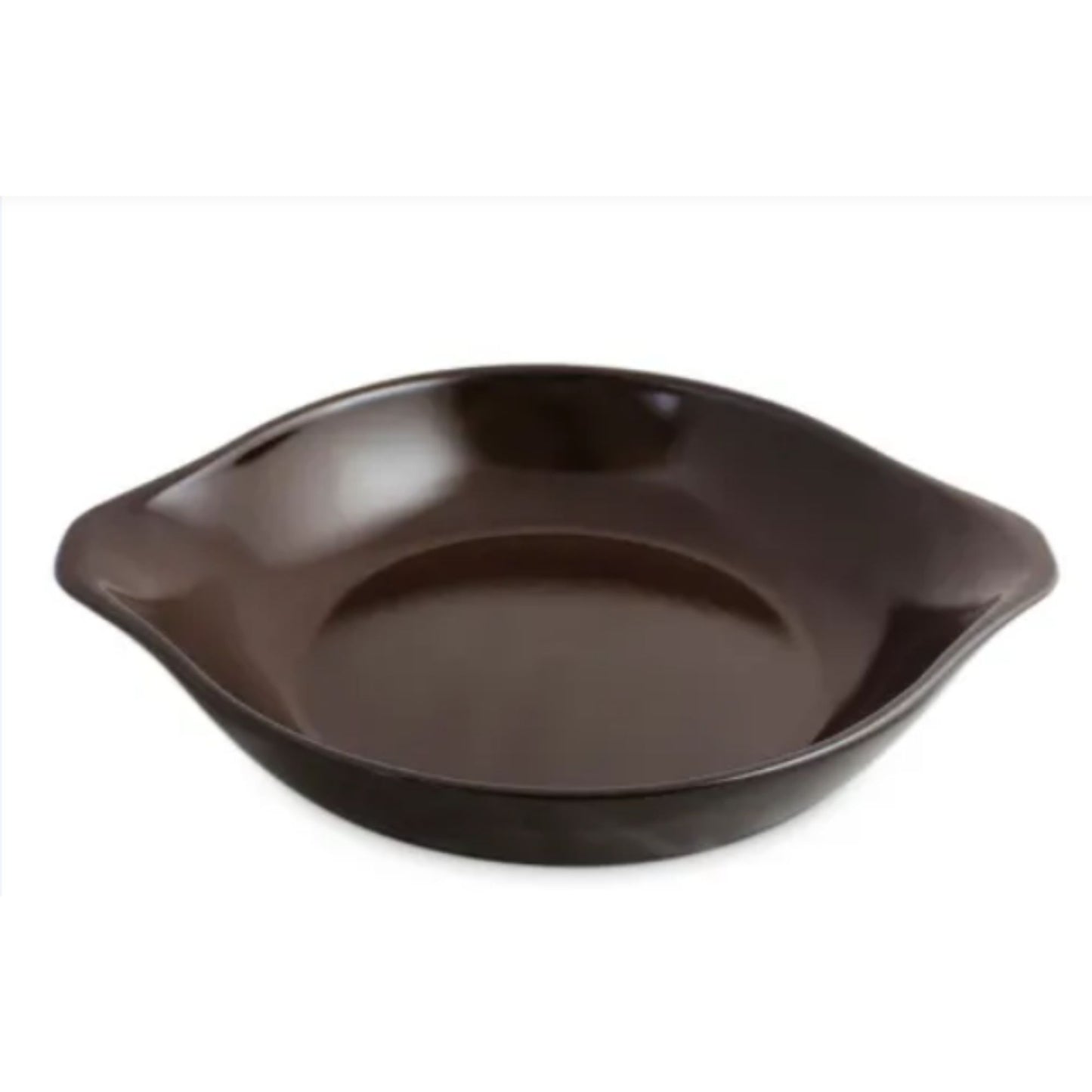 Assadeira de Cerâmica -  Ceraflame com Aba – Linha Chocolate - 20cm / 500ml