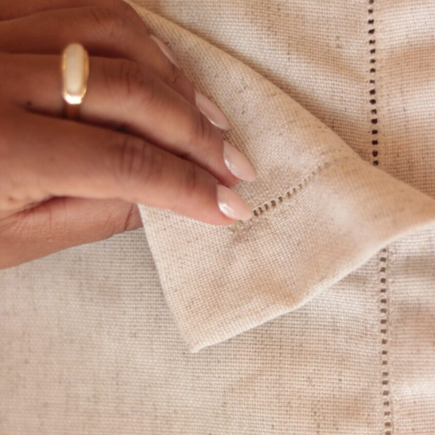 Jogo Americano - Casa Russo -  Linho Cru - 35x50