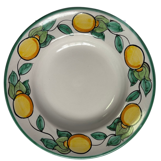 Prato Fundo Italiano Limoni Vietri – Cerâmica Artesanal da Costa Amalfitana - 24cm