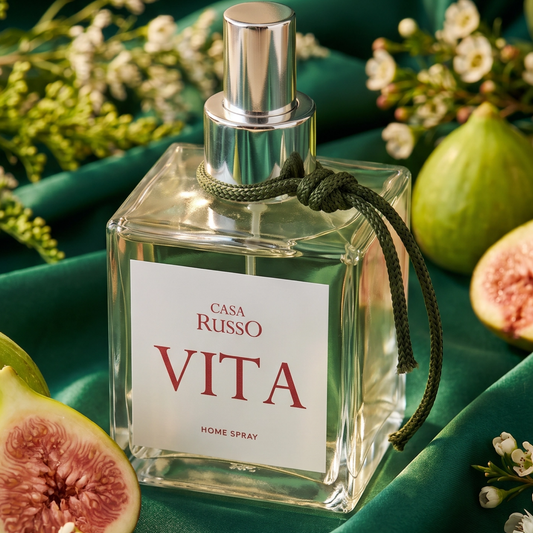 Home Spray Vita Casa Russo – Fragrância de Figo e Flores - Luxo & Sofisticação