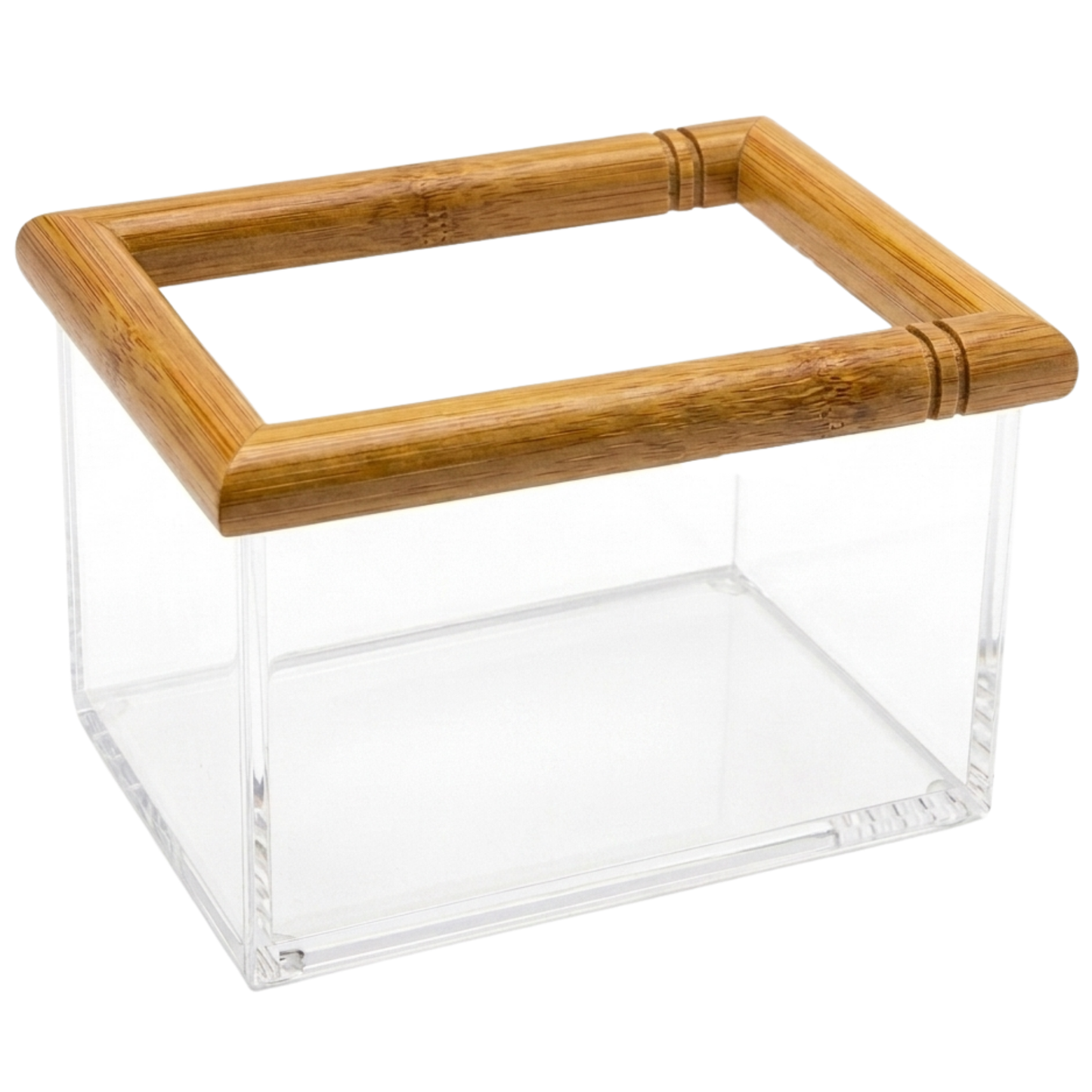 Porta Sachê em Acrílico e Bambu – 9cm x 5cm