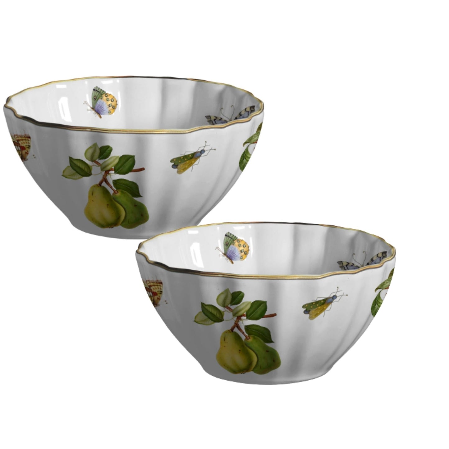 Set 2 Bowls  Botanic Quince – Elegância e Natureza à Mesa