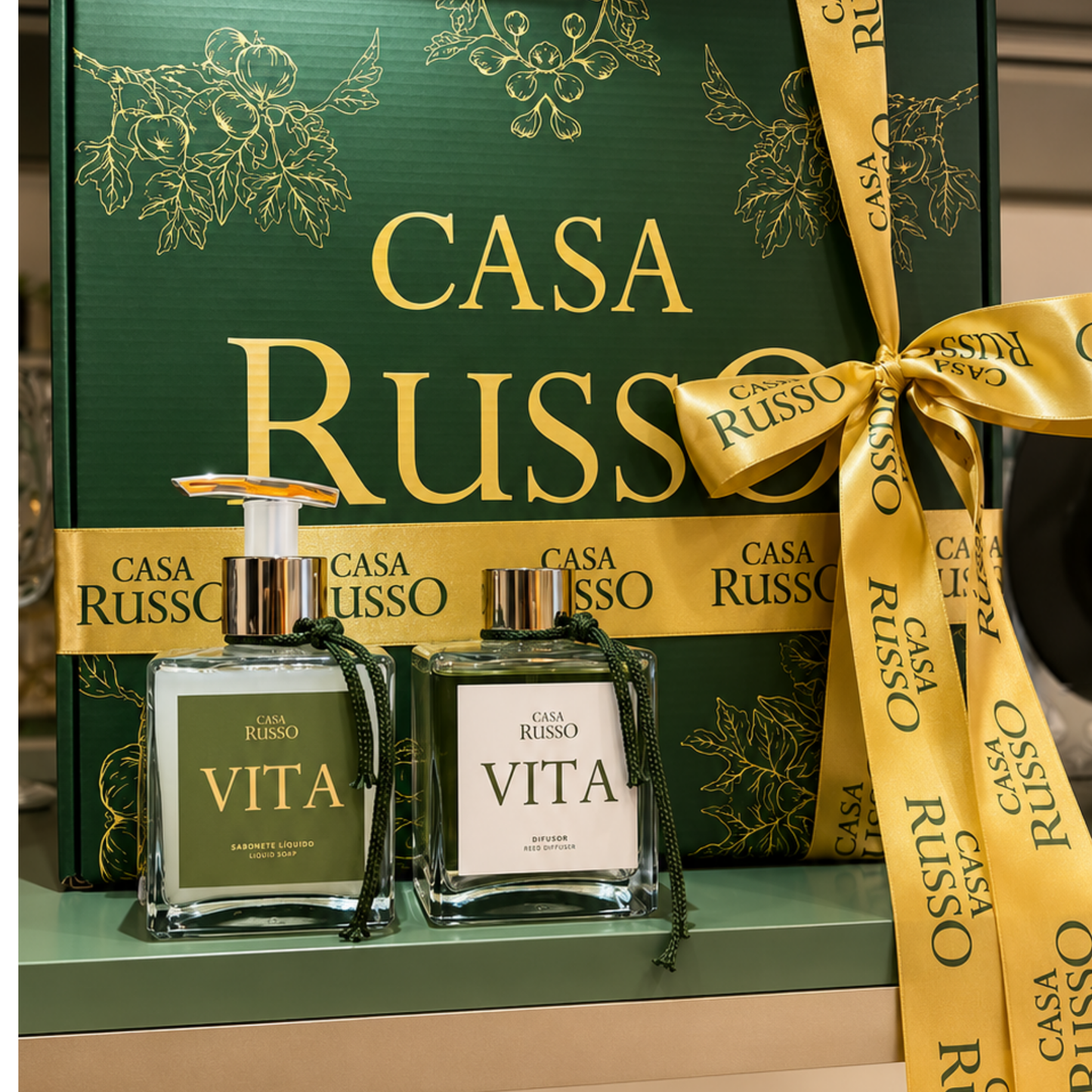 Kit Sabonete Líquido e Difusor de Ambiente – Figo & Pimenta Cumari - 250ml cada