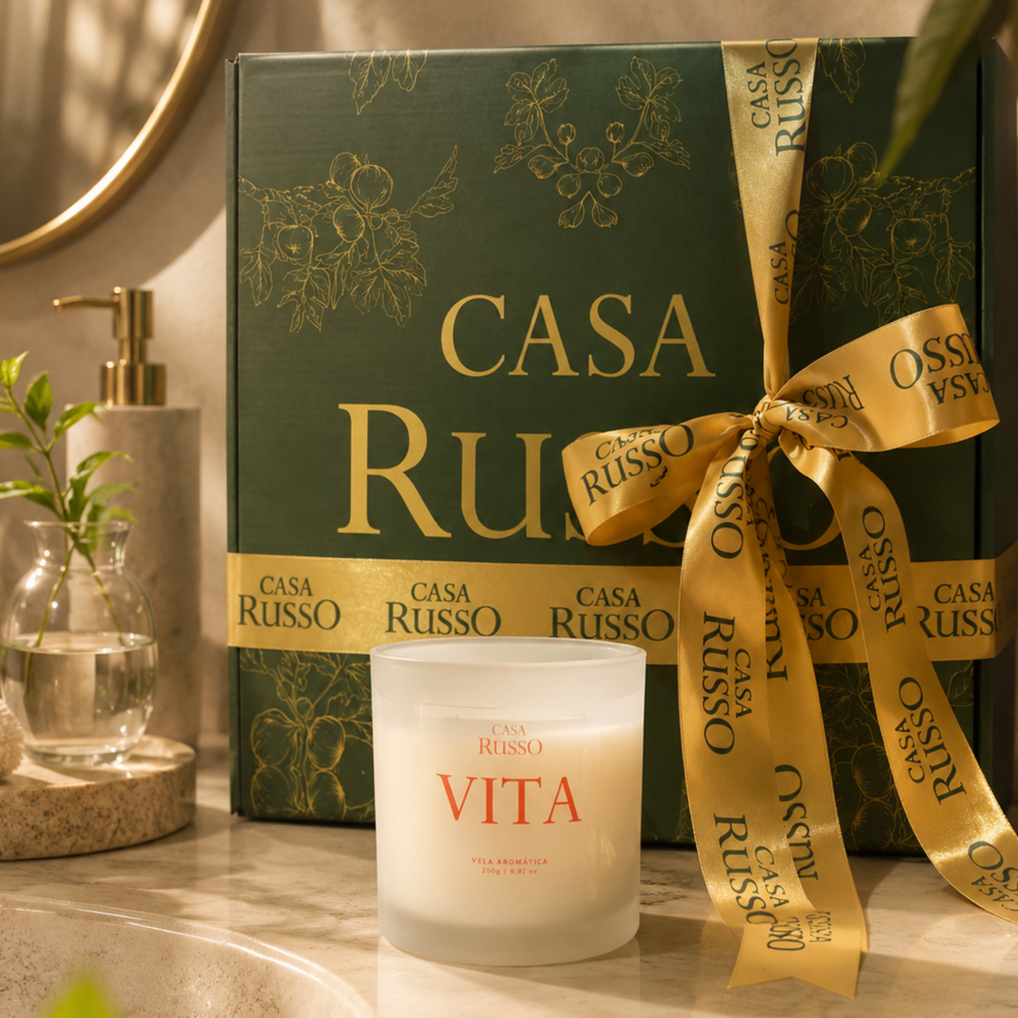 Vela Aromática Vita – Figo | Casa Russo