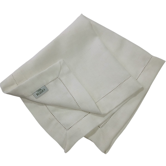 Guardanapo de Linho Off White - Casa Russo
