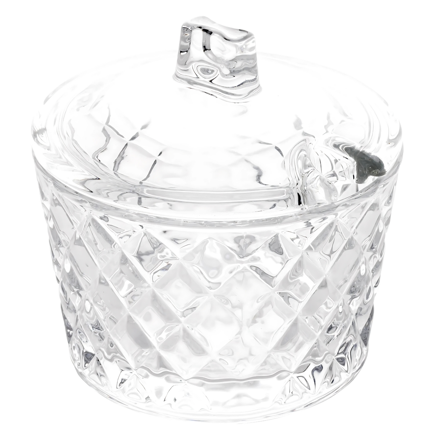 Açucareiro - Cristal Diamante - 10cm x 10cm