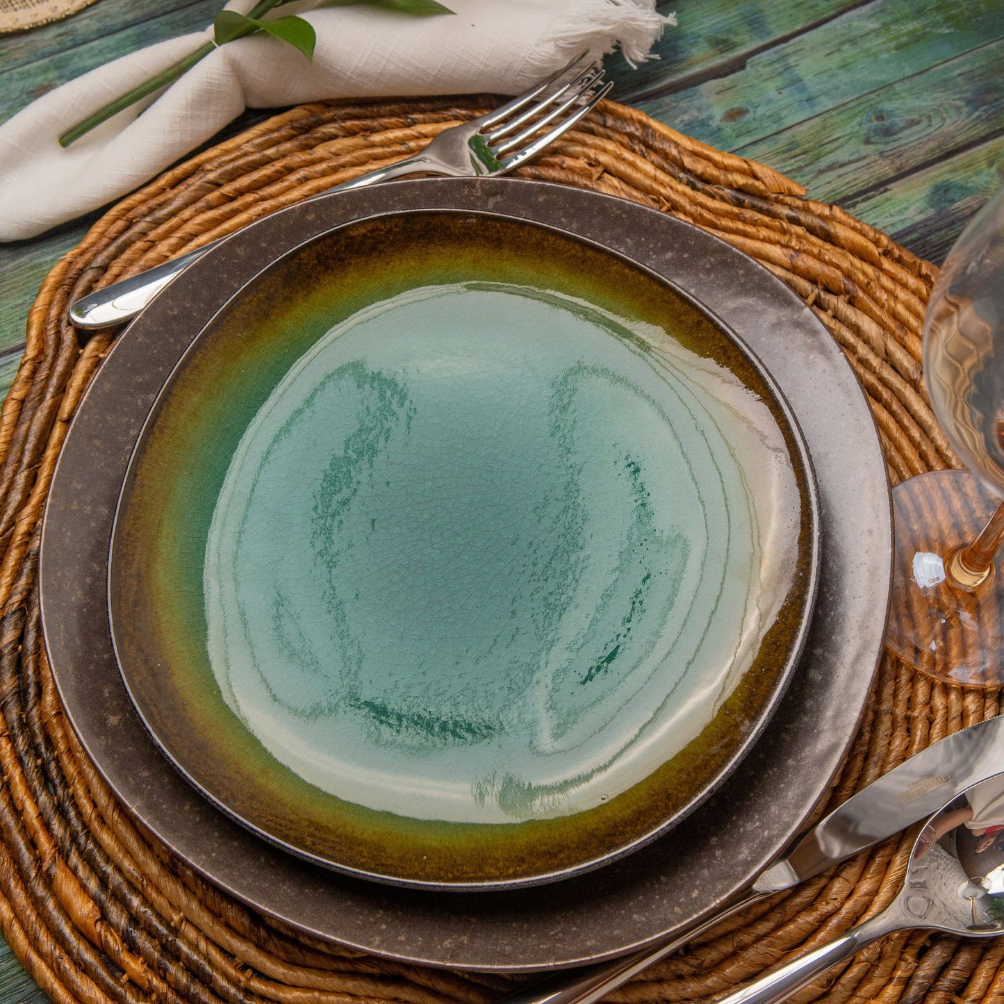 Prato de Sobremesa - Karma Amazon - 23cm