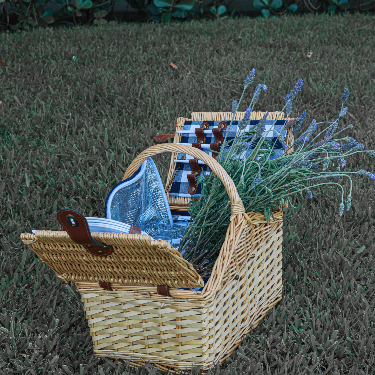 Cesta de Piquenique - Madely - Xadrez Marinho