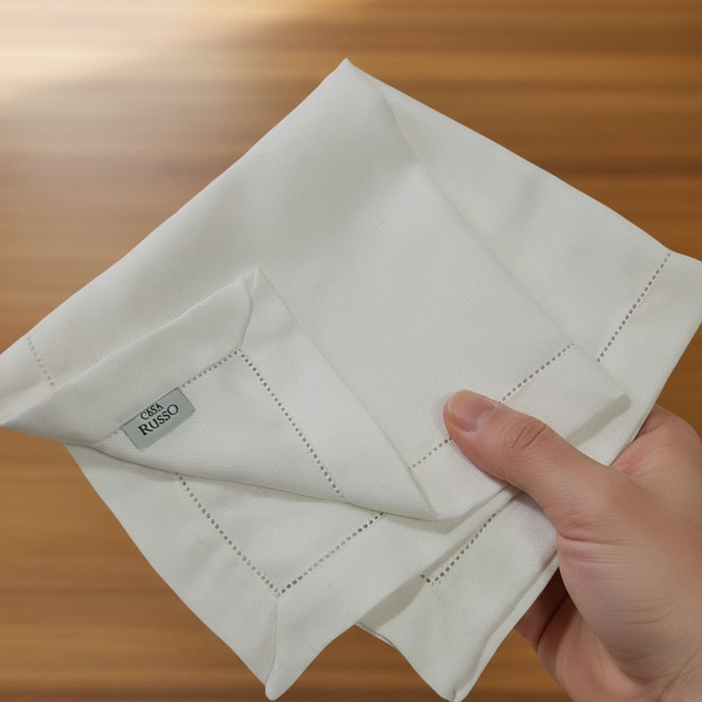 Guardanapo de Linhâo Off White - Casa Russo