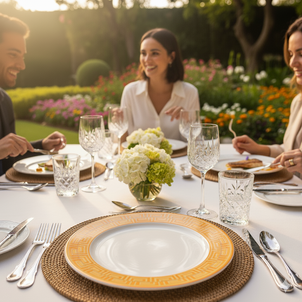 Exclusividade à Mesa - Prato Raso Versace - 28 cm - Sev 6 Lugares